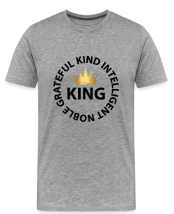 Gray King Tee $25 Size S-3XL
