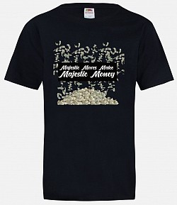 Majestic Money Black $30 size S-3XL
