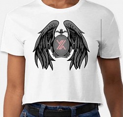 Women's Wings Crop Tee $25 Sizes(S-2XL)